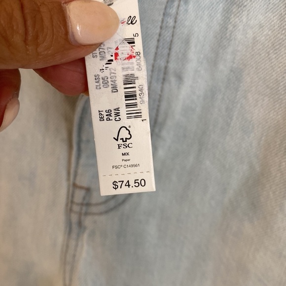 Madewell The Dadjean Denim Shorts - Picture 5 of 8